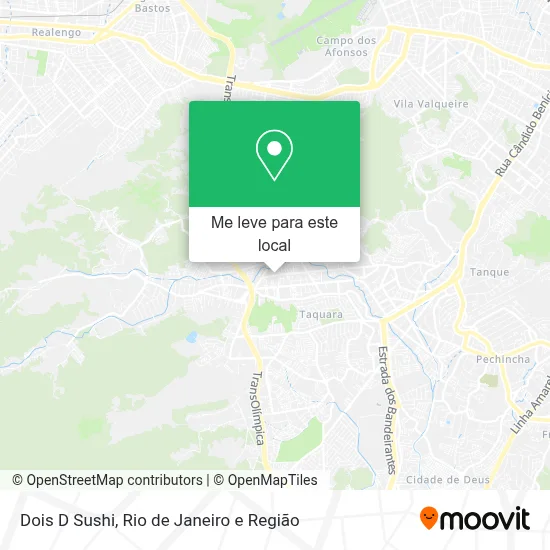 Dois D Sushi mapa