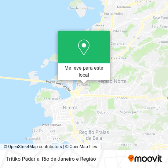 Tritiko Padaria mapa