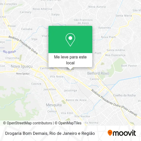 Drogaria Bom Demais mapa