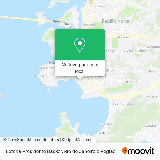 Loteria Presidente Backer mapa