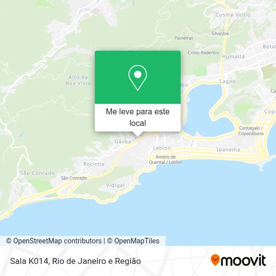 Sala K014 mapa