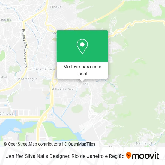 Jeniffer Silva Nails Designer mapa
