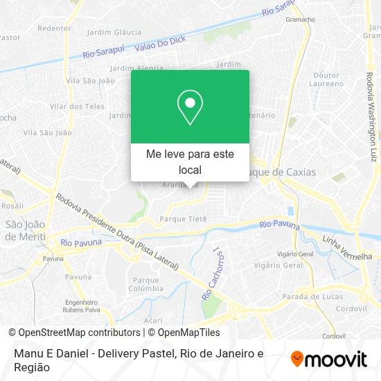 Manu E Daniel - Delivery Pastel mapa