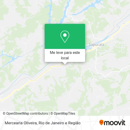 Mercearia Oliveira mapa