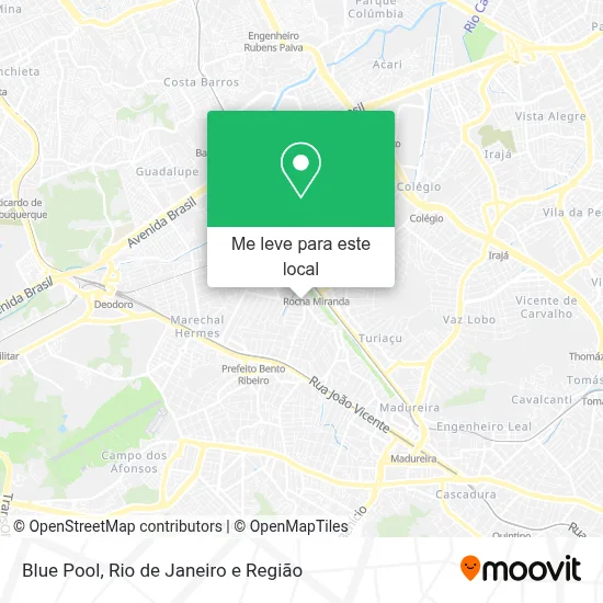 Blue Pool mapa