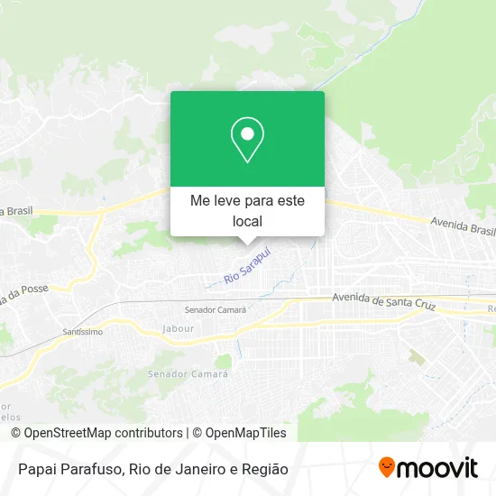 Papai Parafuso mapa