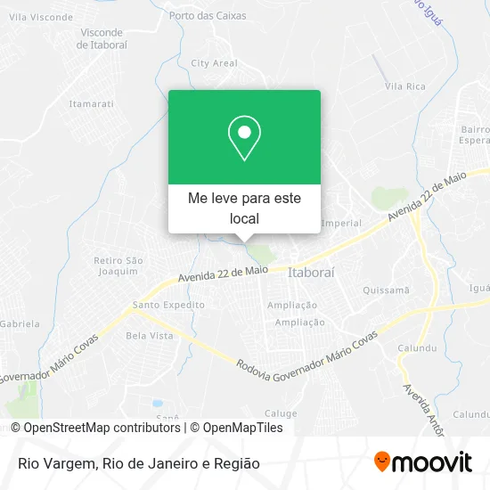 Rio Vargem mapa