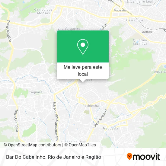 Bar Do Cabelinho mapa