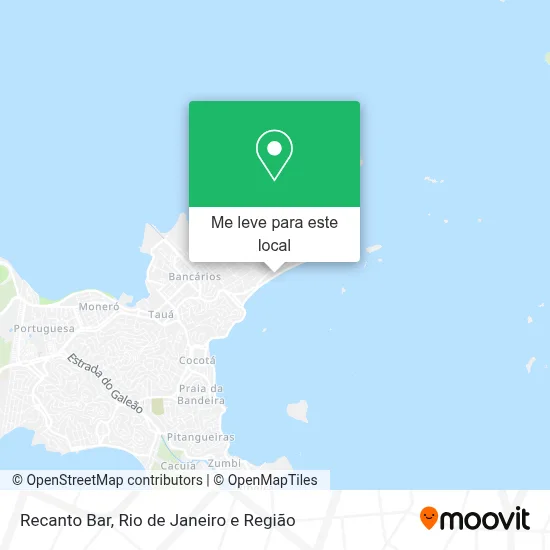 Recanto Bar mapa