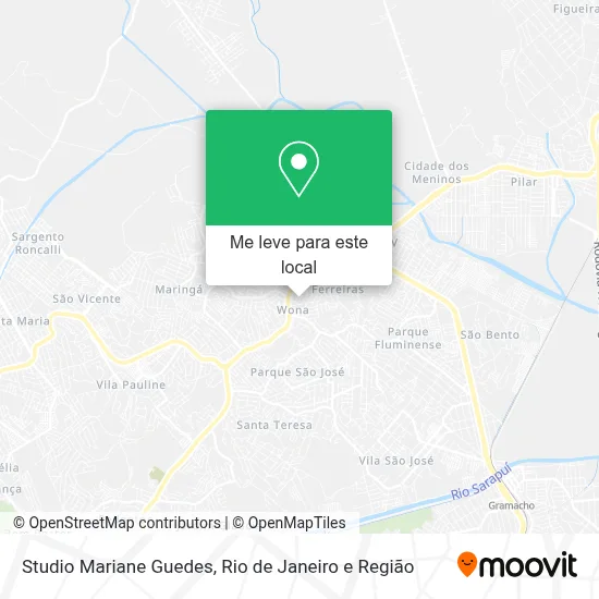 Studio Mariane Guedes mapa