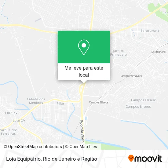 Loja Equipafrio mapa