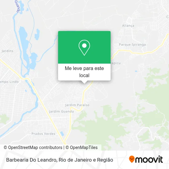 Barbearia Do Leandro mapa