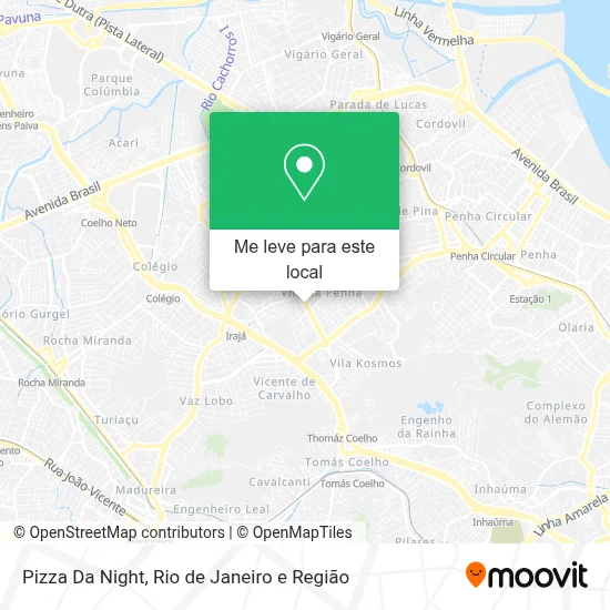 Pizza Da Night mapa