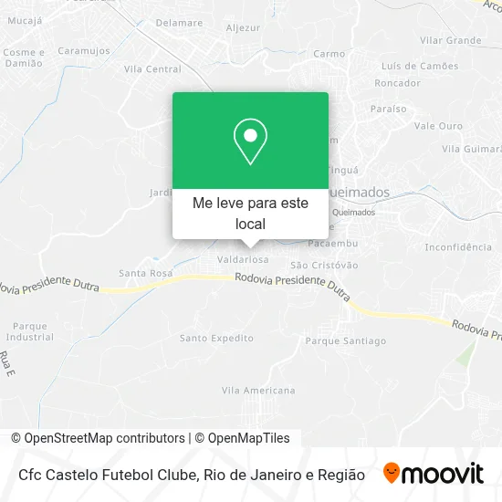 Cfc Castelo Futebol Clube mapa