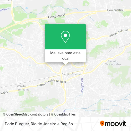 Pode Burguer mapa