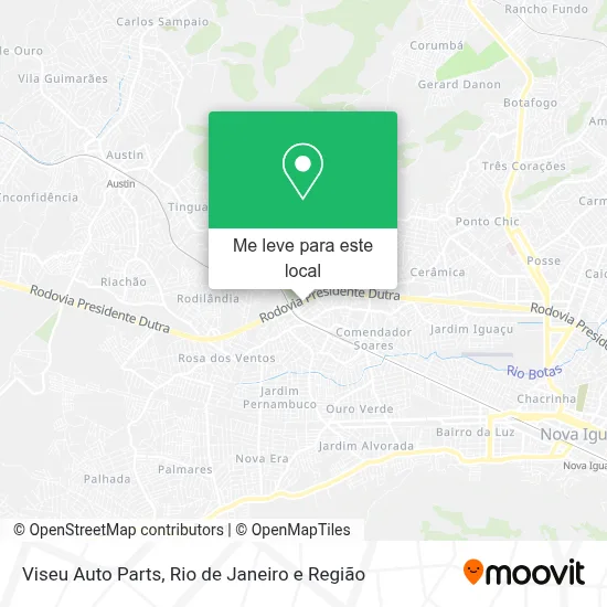 Viseu Auto Parts mapa