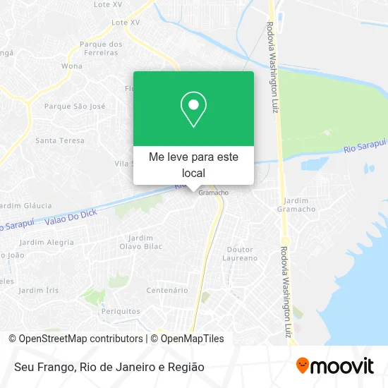 Seu Frango mapa