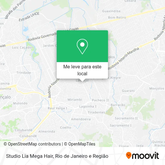 Studio Lia Mega Hair mapa