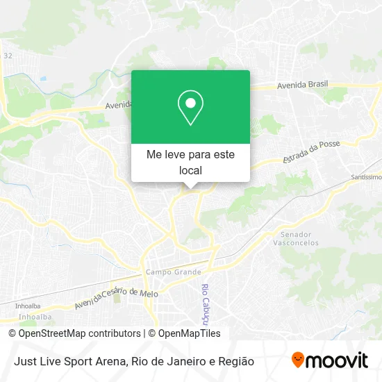 Just Live Sport Arena mapa