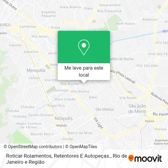 Roticar Rolamentos, Retentores E Autopeças. mapa