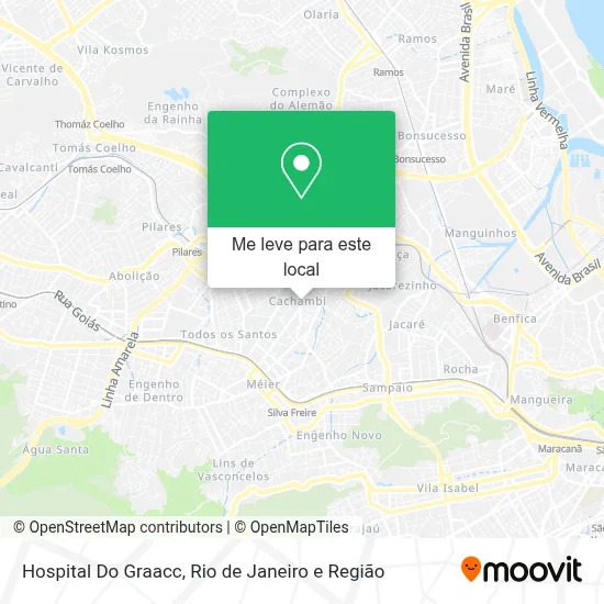 Hospital Do Graacc mapa