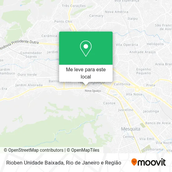 Rioben Unidade Baixada mapa