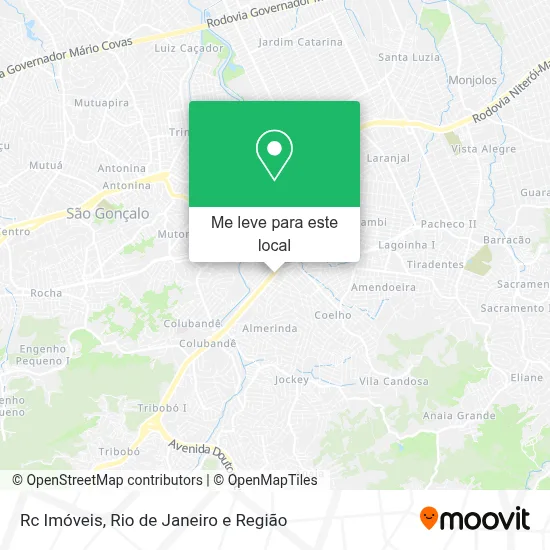 Rc Imóveis mapa