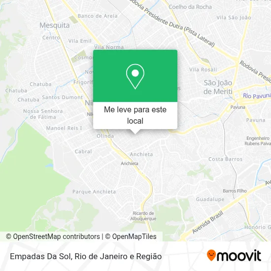 Empadas Da Sol mapa