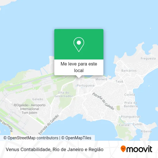 Venus Contabilidade mapa