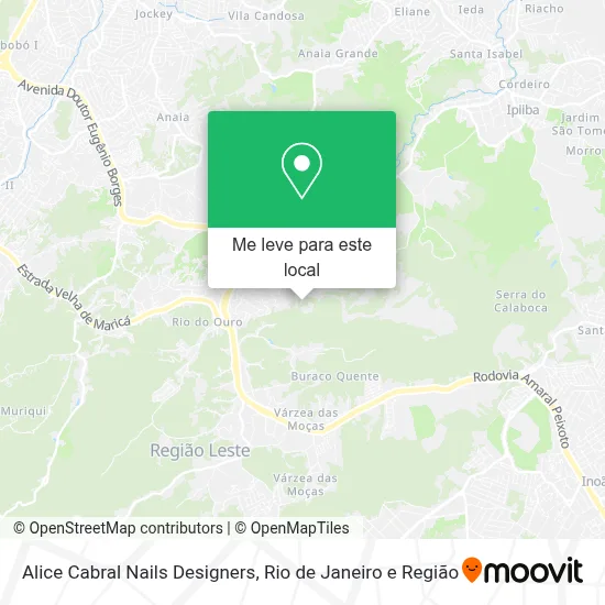 Alice Cabral Nails Designers mapa