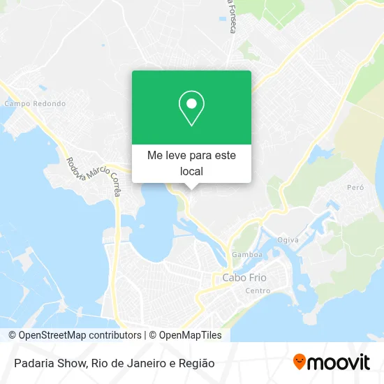 Padaria Show mapa