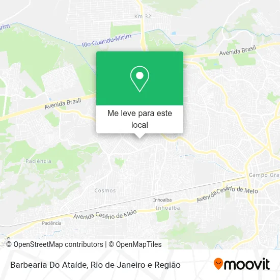 Barbearia Do Ataíde mapa