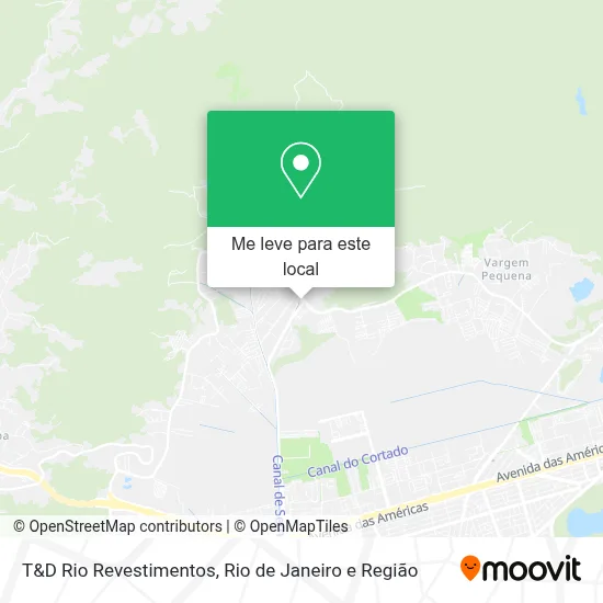 T&D Rio Revestimentos mapa