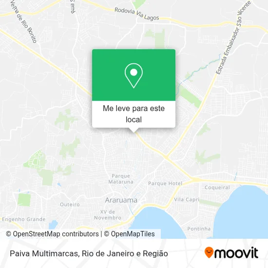 Paiva Multimarcas mapa