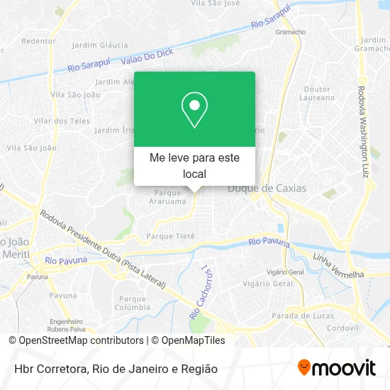 Hbr Corretora mapa