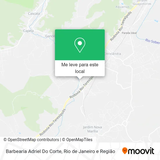Barbearia Adriel Do Corte mapa