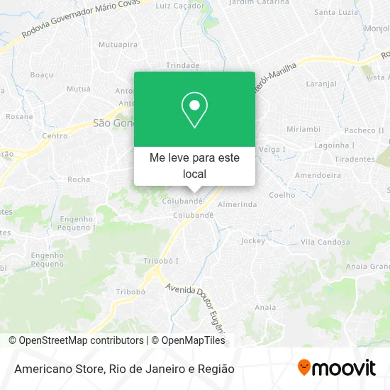 Americano Store mapa