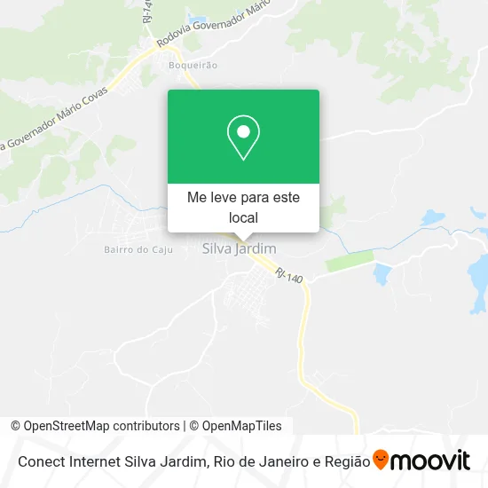 Conect Internet Silva Jardim mapa