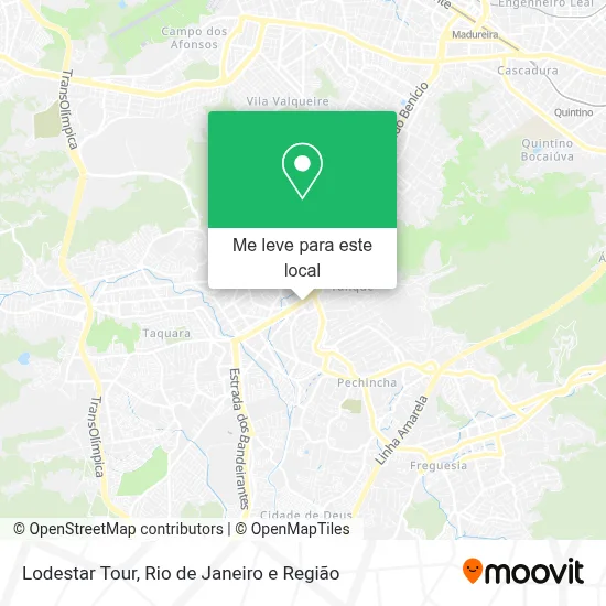 Lodestar Tour mapa