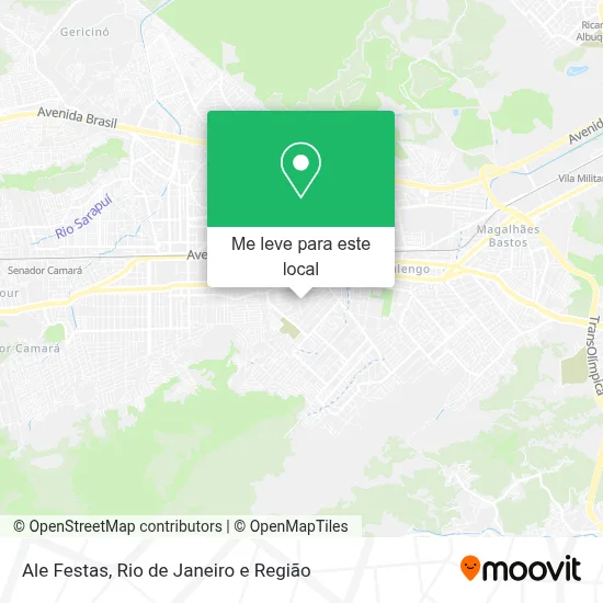 Ale Festas mapa