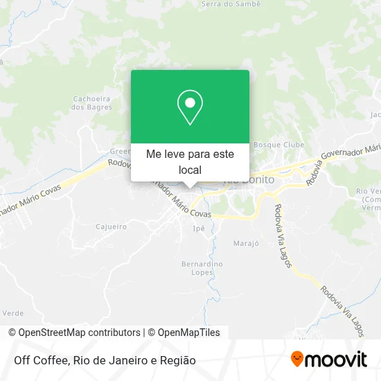 Off Coffee mapa