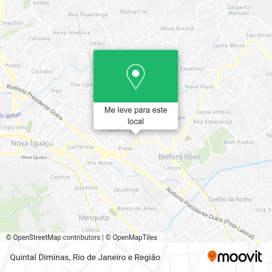Quintal Diminas mapa