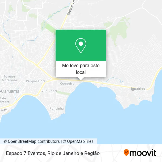 Espaco 7 Eventos mapa