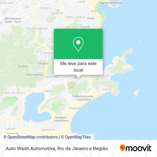 Auto Wash Automotiva mapa