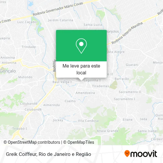 Greik Coiffeur mapa