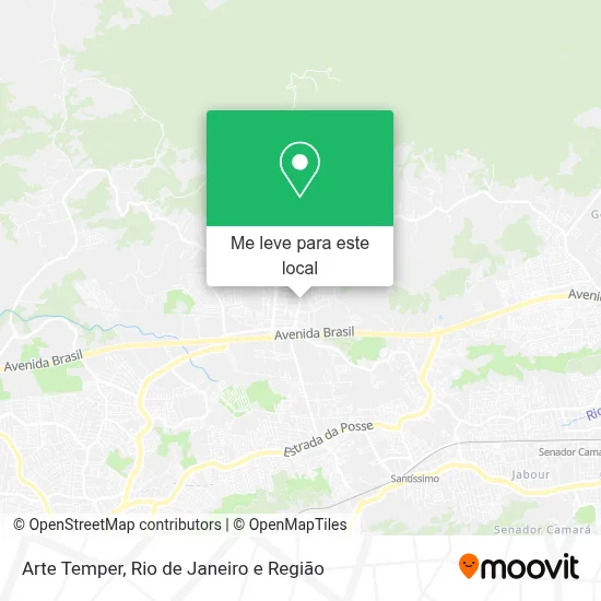 Arte Temper mapa