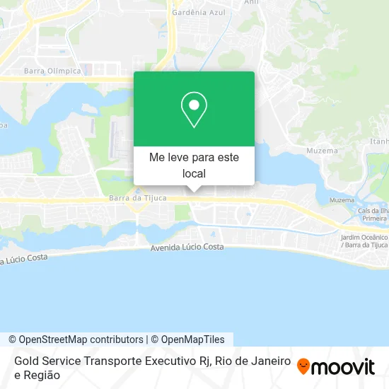 Gold Service Transporte Executivo Rj mapa