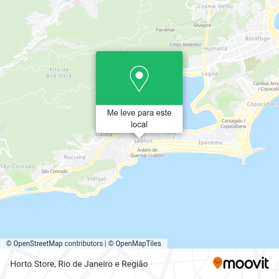 Horto Store mapa
