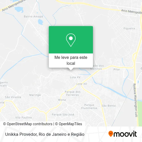 Unikka Provedor mapa