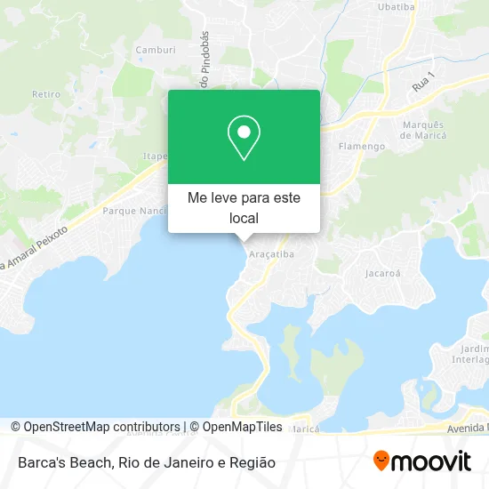 Barca's Beach mapa
